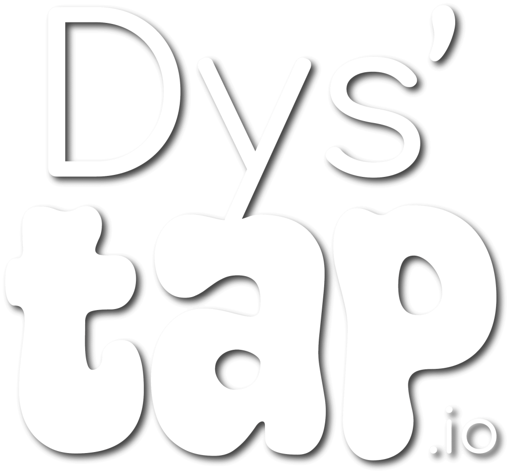 logo- Dys'tap.io -blanc-ombre